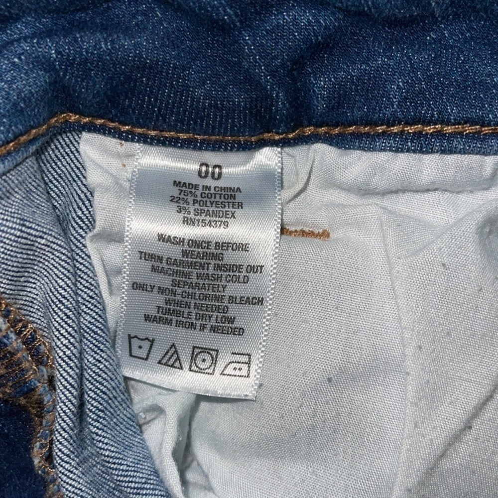 Aeropostale flex effects high waisted midi short women’s size‎ 00 - Picture 7 of 7